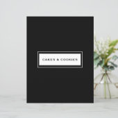 Categorie ontvangen | Koekjes en koekjes | Zwart-w (Staand voorkant)