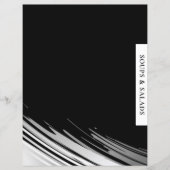 Categorie ontvangen | Soep en Salades | Zwart-wit (Voorkant)