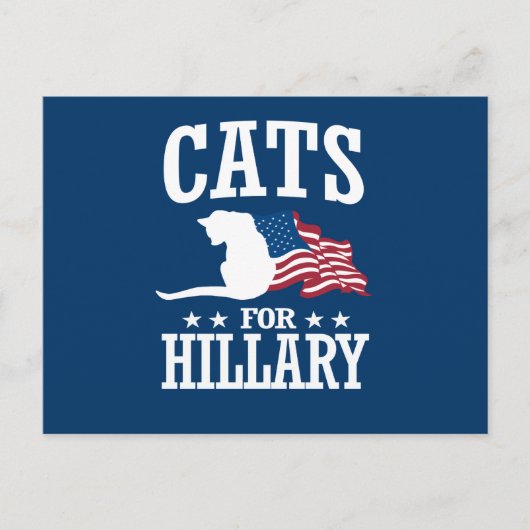 CATEGORIEËN VOOR HILLARY BRIEFKAART (Voorkant)