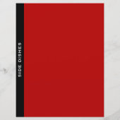 Categorieverdeler | Zijdevernis | Rood zwart/wit (Achterkant)