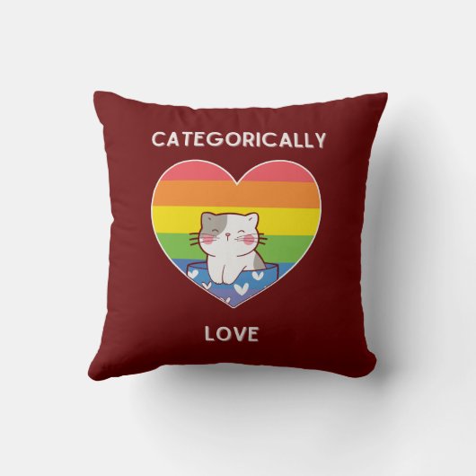 categorisch liefde kussen (Achterkant)