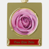 Catejne Verguld Banner Ornament (Voorkant)