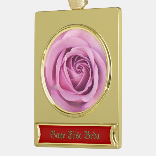 Catejne Verguld Banner Ornament (Links)