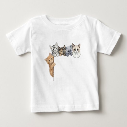 Catelief Baby Cadeau - Florida Kittens Shirt (Voorkant)