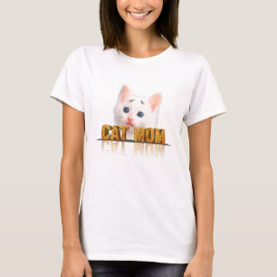 Cateliefhebber cadeau kat mama cadeau beste ka t-shirt
