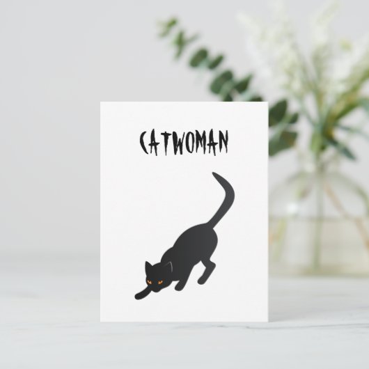 Cateman Briefkaart (Staand voorkant)