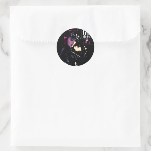 Cateman Ronde Sticker (Tas)