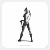 Cateman Vierkante Sticker (Voorkant)