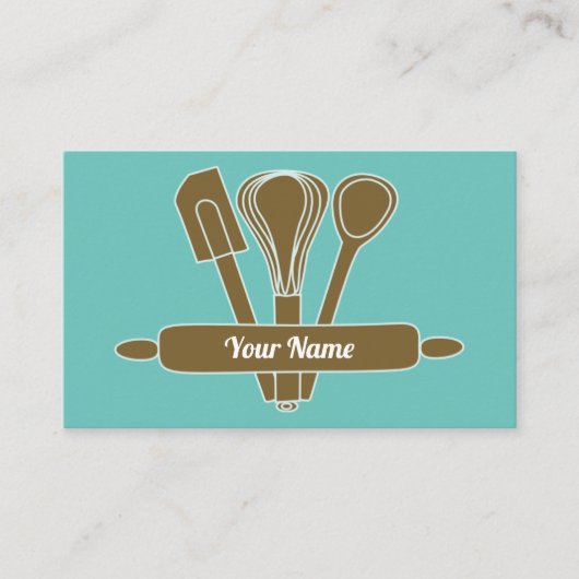  caterbakker blauwgroen v1 visitekaartje (Voorkant)