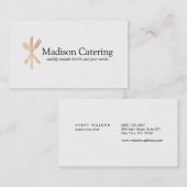 Caterer Catering Chef Visitekaartje (Voorkant / Achterkant)