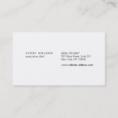 Caterer Catering Chef Visitekaartje (Achterkant)