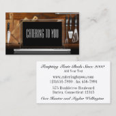 Caterer/restaurant/Chef-SRF-Visitekaartje Visitekaartje (Voorkant / Achterkant)