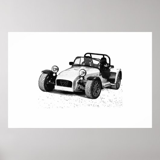 Caterham 07 poster (Voorkant)