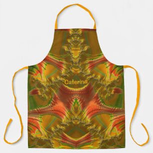 CATERINA ~ CHRISTMAS ~ Red Green Gold ~ Schort