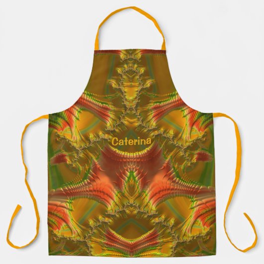 CATERINA ~ CHRISTMAS ~ Red Green Gold ~ Schort (Voorkant)