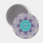 CATERINA ~ MULTICOLORED BLOK ~ Kaleidoscope Magneet (Voorkant / Achterkant)