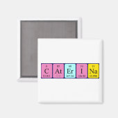 Caterina periodiek table name magnet (Voorkant / Achterkant)