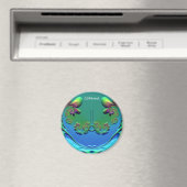 CATERINA ~ Specialized Miniature Roos Fractal ~ Magneet (Insitu (Vaatwasser))