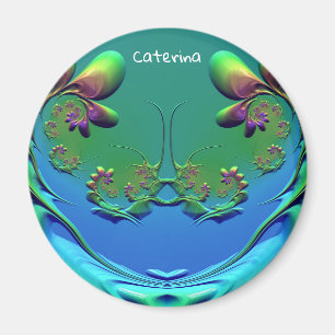 CATERINA ~ Specialized Miniature Roos Fractal ~ Magneet