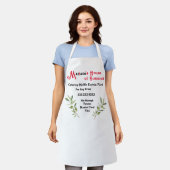 “Catering” Apron middelgroot Schort (Gedragen)