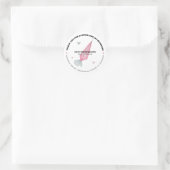 Catering Bakery Chef Pastry Bag Dank u Ronde Sticker (Tas)