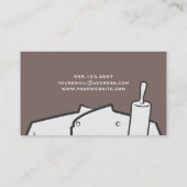 Catering Bakery Pastry Chef Visitekaartje (Achterkant)