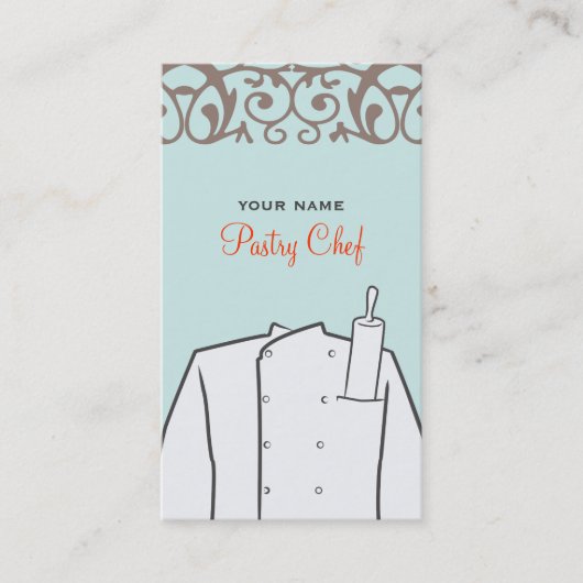 Catering Bakery Pastry Chef Visitekaartje (Voorkant)