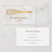 Catering Banketbakkerij Gouden Garde Marmerkrullen Visitekaartje (Voorkant / Achterkant)