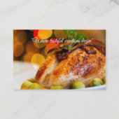 Catering Barbecue Chicken in Black Visitekaartje (Achterkant)