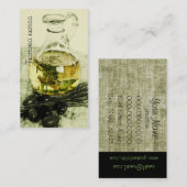 Catering-bedrijfskaartsjabloon Visitekaartje (Voorkant / Achterkant)