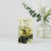 Catering-bedrijfskaartsjabloon Visitekaartje (Staand voorkant)