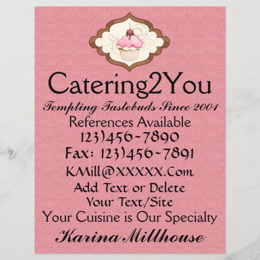 Catering Business Flyer - SRF (Achterkant)
