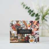 Catering Business  Food Industry Briefkaart (Staand voorkant)