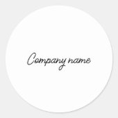 Catering Business Food Sticker (Voorkant)