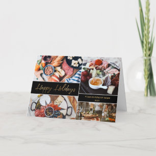 Catering business Foto Collage Prettige feestdagen