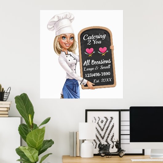 Catering Business Poster (Thuiskantoor)