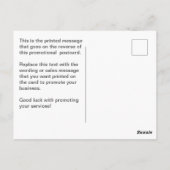Catering Cartoon Ontwerp om te Personaliseren Briefkaart (Achterkant)