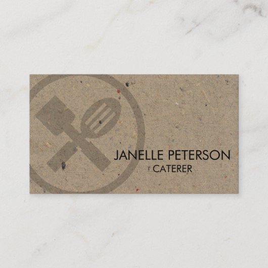 Catering Catering Eten Visitekaartje (Voorkant)