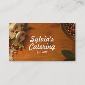 Catering Chef Event Bridal Visitekaartje (Achterkant)