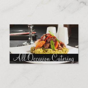 Catering Chef Huwelijksplanner Eten Restaurant Visitekaartje