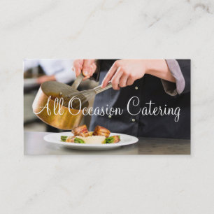 Catering Chef Huwelijksplanner Eten Restaurant Visitekaartje