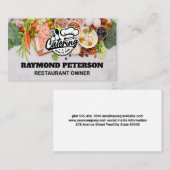 Catering Chef Logo | Voedselspreiding Visitekaartje (Voorkant / Achterkant)
