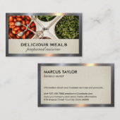 Catering | Chef | Salad Bar Visitekaartje (Voorkant / Achterkant)