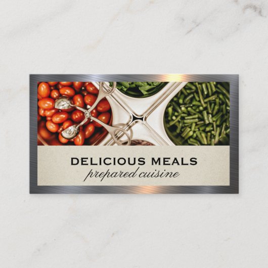 Catering | Chef | Salad Bar Visitekaartje (Voorkant)