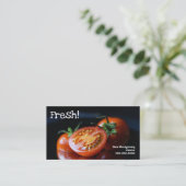 Catering, Chef, voedsel, professioneel Visitekaartje (Staand voorkant)