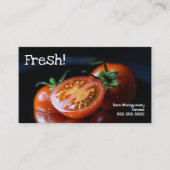 Catering, Chef, voedsel, professioneel Visitekaartje (Voorkant)