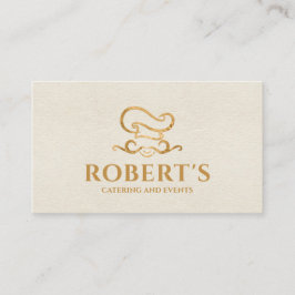 Catering - Chef voor persoonlijk gebruik - Luxury  Visitekaartje