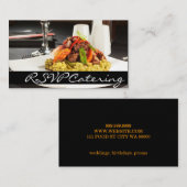 Catering Chef Wedding Planner Informatiekaartje (Voorkant / Achterkant)