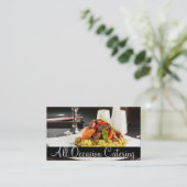 Catering Chef Wedding Planner Visitekaartje (Staand voorkant)