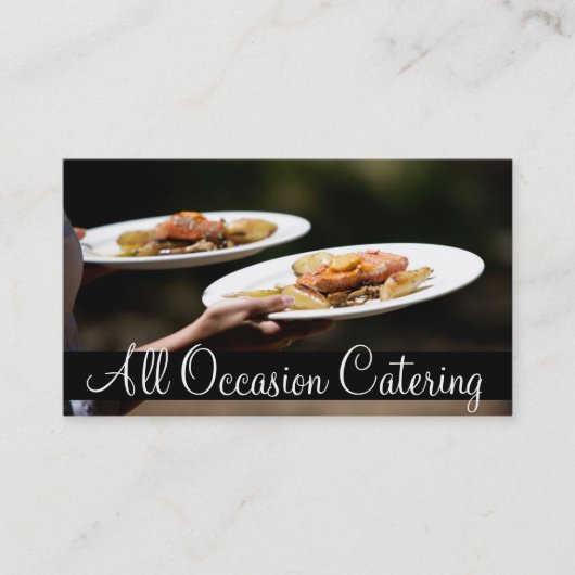 Catering Chef Wedding Planner Visitekaartje (Voorkant)